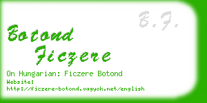 botond ficzere business card